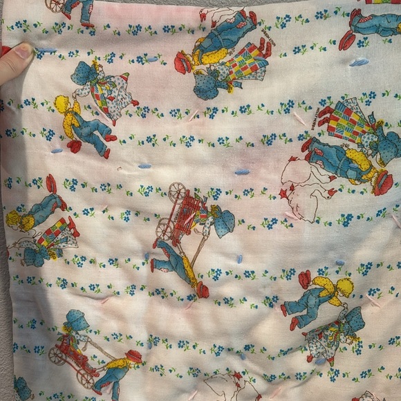 Colorful Patchwork Quilt vintage handmade - Picture 3 of 4